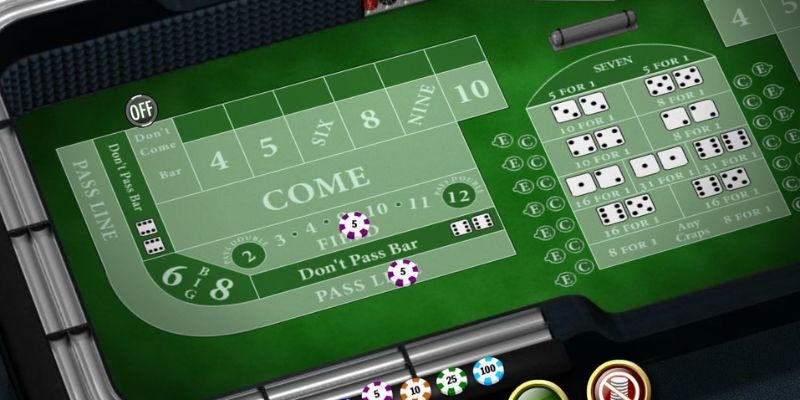 Khai thác các cửa cược phụ Craps Go88